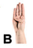 hand sign b