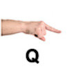 hand sign q