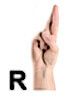 hand sign r
