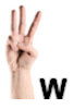 hand sign w